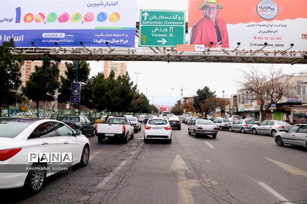 انفجار ترافیک در تبریز