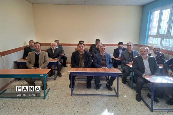 افتتاح مدرسه چهار کلاسه شهید طاهری در روستای نصرآباد خواف