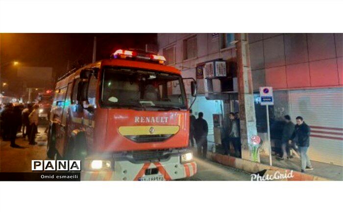 جزییات حادثه آتش‌سوزی برج بلور بناب