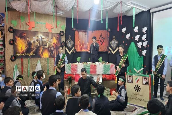 جلوه هایی از ارادت دانش‌آموزان مدارس قم به اهل بیت(ع) و شهدا-1