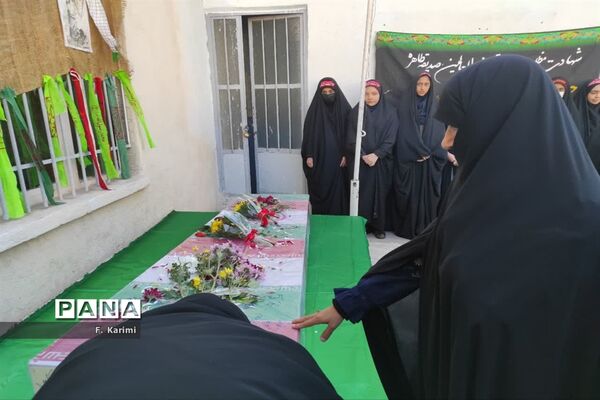 جلوه‌هایی از ارادت دانش‌آموزان مدارس قم به اهل بیت(ع) و شهدا-2