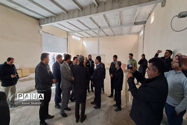بازدید و پیگیری روند ساخت و تجهیز استخر دانش‌آموزی در قوچان