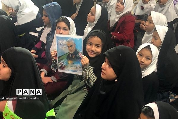 ‌مراسم گرامیداشت شهادت حاج قاسم سلیمانی در ناحیه دو شهرری