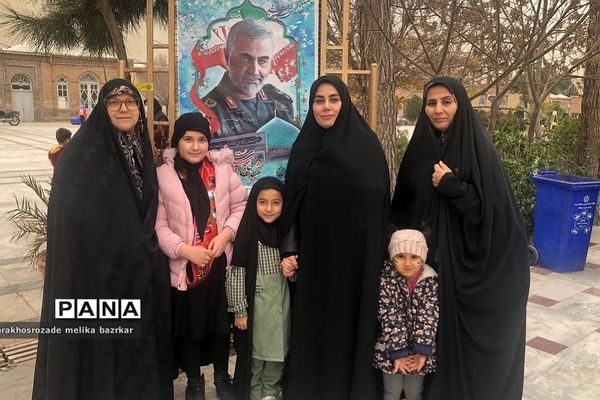 ‌مراسم گرامیداشت شهادت حاج قاسم سلیمانی در ناحیه دو شهرری