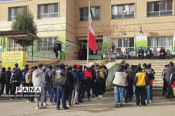 اجتماع فرزندان سردار دلها شهید حاج قاسم سلیمانی در دبیرستان حاج قاسم سلیمانی شهرستان پردیس