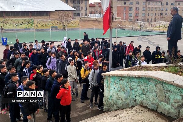 اجتماع فرزندان سردار دلها شهید حاج قاسم سلیمانی در دبیرستان حاج قاسم سلیمانی شهرستان پردیس