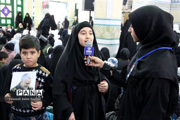 گردهمایی بزرگ فرزندان حاج قاسم در شهرستان سمنان