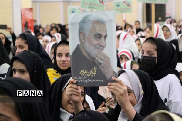 گردهمایی بزرگ فرزندان حاج قاسم در شهرستان سمنان