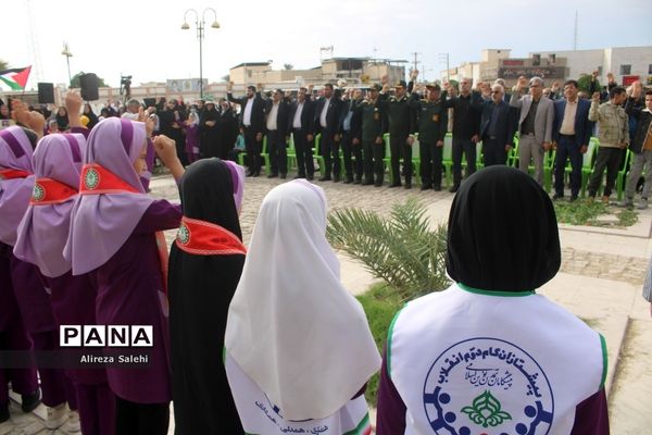 اجتماع فرزندان حاج قاسم در برازجان