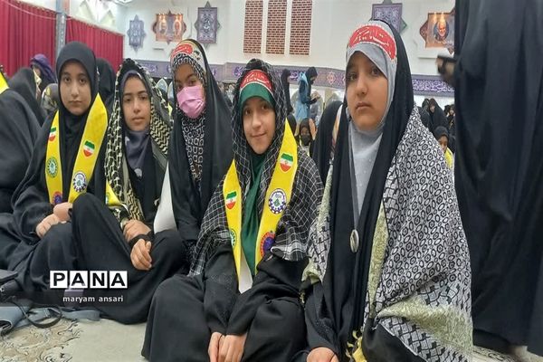 تجمع بزرگ دختران  حاج قاسم در شهر یاسوج
