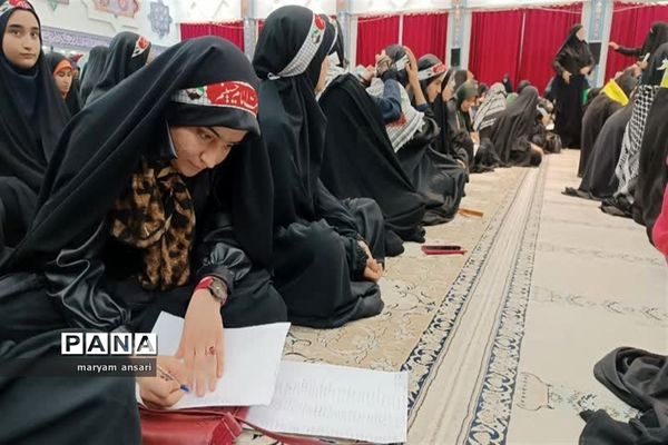 تجمع بزرگ دختران  حاج قاسم در شهر یاسوج