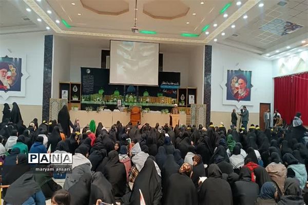 تجمع بزرگ دختران  حاج قاسم در شهر یاسوج