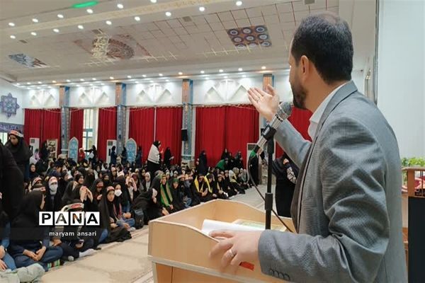 تجمع بزرگ دختران  حاج قاسم در شهر یاسوج