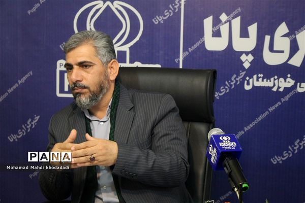 نشست خبری مدیر هسته گزینش اداره کل آموزش و پرورش خوزستان