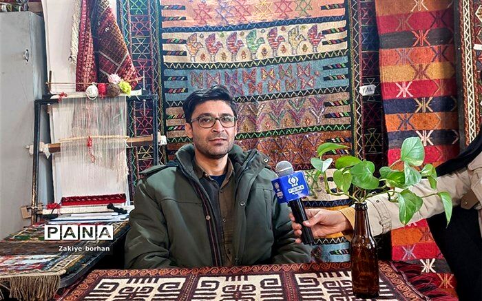شهرستان بجنورد شهر ملی گلیم سفره کردی/ فیلم