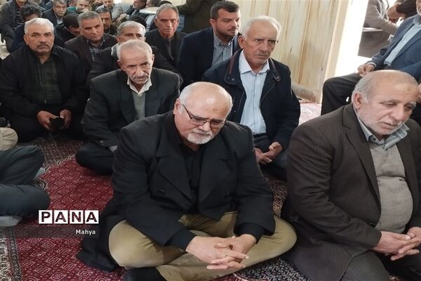 مراسم یادبود خیر مدرسه‌ساز شهر جوادآباد