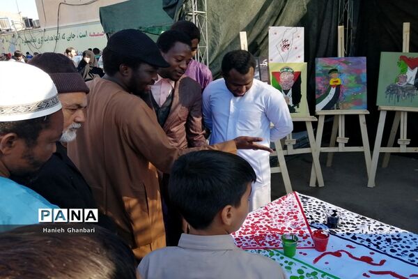 نمایشگاه نقاشی «آخراشه» با موضوع فلسطین در قم-2