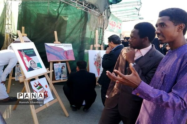 نمایشگاه نقاشی «آخراشه» با موضوع فلسطین در قم-2