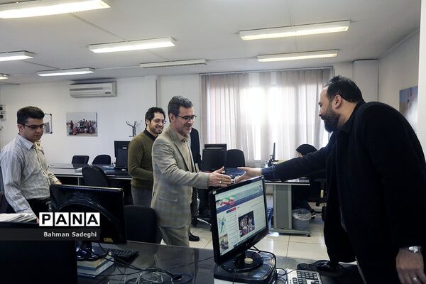 بازدید رئیس پژوهشگاه مطالعات آموزش و پرورش از خبرگزاری پانا
