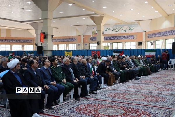 مراسم گرامیداشت یوم الله 9 دی در مرکز استان خراسان شمالی