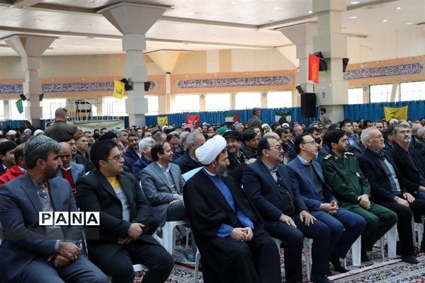 مراسم گرامیداشت یوم الله 9 دی در مرکز استان خراسان شمالی