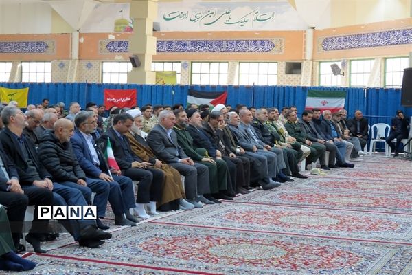 مراسم گرامیداشت یوم الله 9 دی در مرکز استان خراسان شمالی