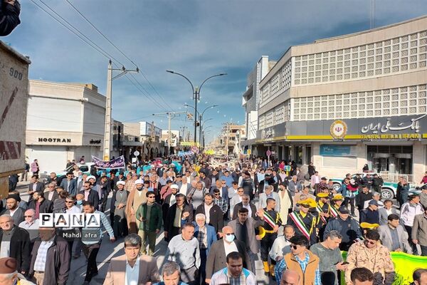 راهپیمایی 9 دی روز بصیرت و میثاق با ولایت در شهرستان بهبهان