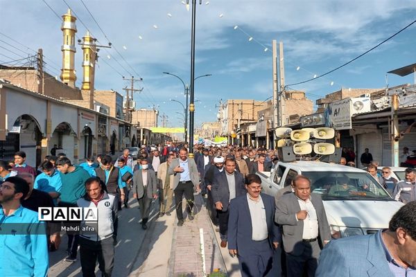 راهپیمایی 9 دی روز بصیرت و میثاق با ولایت در شهرستان بهبهان