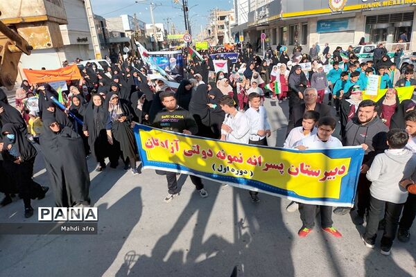 راهپیمایی 9 دی روز بصیرت و میثاق با ولایت در شهرستان بهبهان