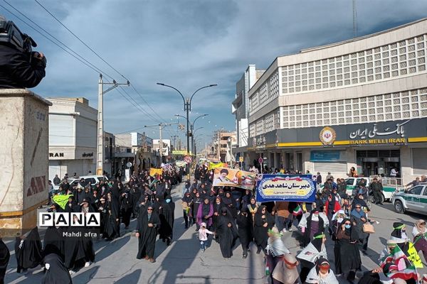 راهپیمایی 9 دی روز بصیرت و میثاق با ولایت در شهرستان بهبهان