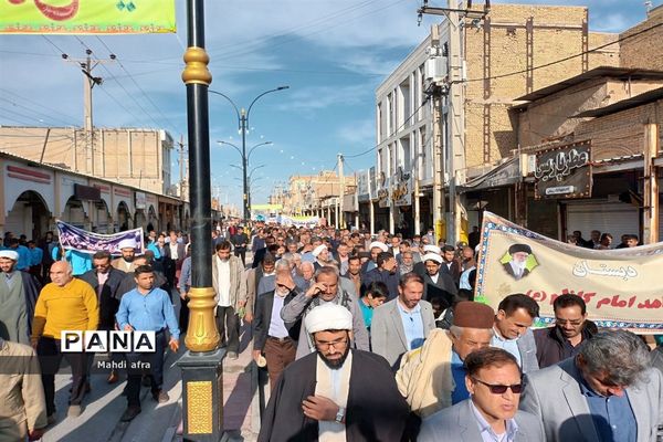 راهپیمایی 9 دی روز بصیرت و میثاق با ولایت در شهرستان بهبهان