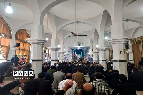مراسم بزرگداشت حماسه ۹ دی در خلیل آباد