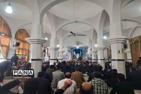 مراسم بزرگداشت حماسه ۹ دی در خلیل آباد