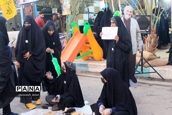 حال و هوای گلزار شهدا کرمان در چهارمین سالگرد شهادت حاج قاسم سلیمانی