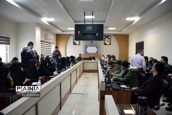 نشست خبری مدیرعامل شرکت آب و فاضلاب استان قم