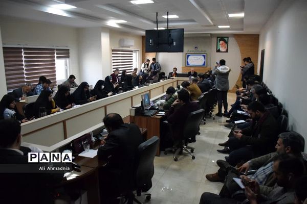 نشست خبری مدیرعامل شرکت آب و فاضلاب استان قم