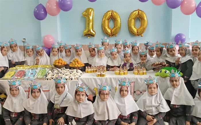 جشن اولین عدد سه رقمی در مدرسه توفیق شهرستان رباط کریم‌/ فیلم