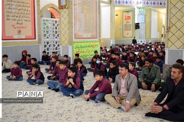 اجتماع دانش‌آموزی فرزندان حاج قاسم سلیمانی در بهاباد