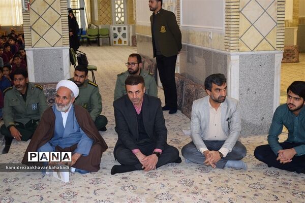 اجتماع دانش‌آموزی فرزندان حاج قاسم سلیمانی در بهاباد