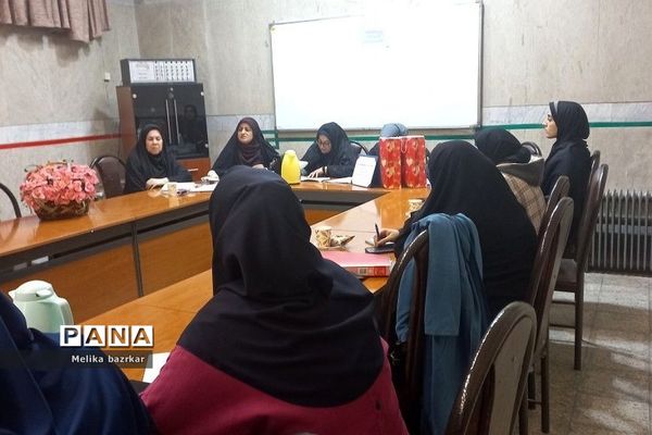 برگزاری جلسه مشاوران در دبستان موجانی ناحیه دو شهرری