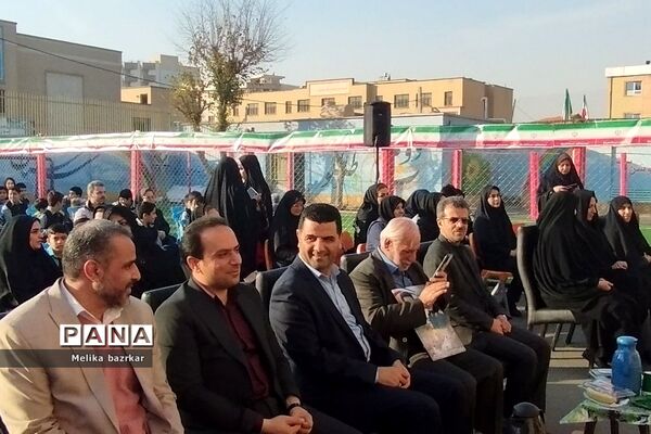 مراسم افتتاحیه زمین چمن مصنوعی آموزشگاه شهید باقری ناحیه دو شهرری