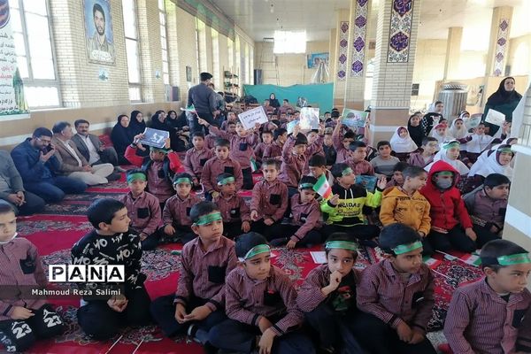 مراسم سه‌شنبه‌های مهدوی در مدارس شهرستان بیضاء