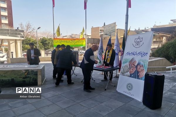 برپایی موکب زهرایی فرزندان حاج قاسم سازمان دانش‌آموزی فارس