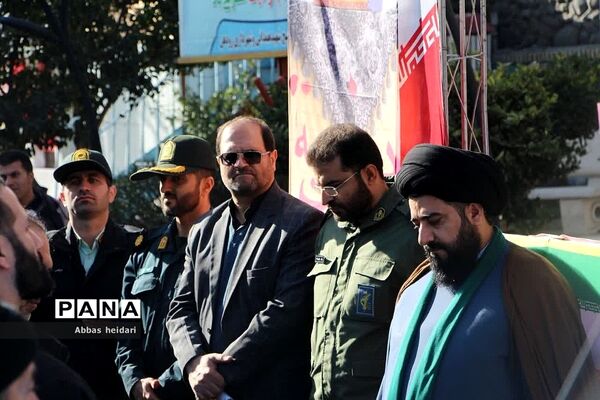 راهپیمایی مردم رودهن در محکومیت جنایت تروریستی گلزار شهدای کرمان