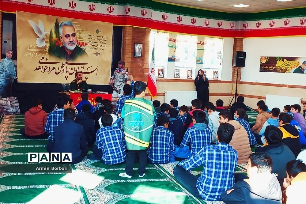 بزرگداشت شهادت سردار دل‌ها در شهرستان دماوند