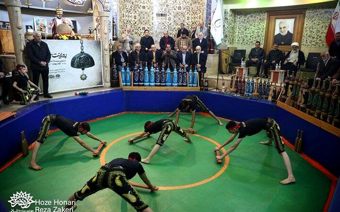 زنگ زورخانه شهید فهمیده به احترام سردار دلها به صدا درآمد