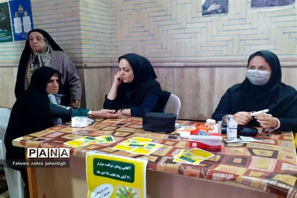 تقدیر و یادبود از خانواده های شهید در مسجد سرچشمه شهرستان پیشوا