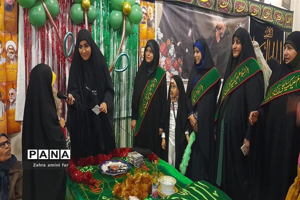 مراسم میلاد حضرت فاطمه (س) و سالگرد شهادت حاج قاسم سلیمانی در شهرستان نور
