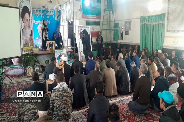 گرامیداشت سالروز شهادت سردار سلیمانی در روستای گزکوه