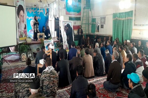 گرامیداشت سالروز شهادت سردار سلیمانی در روستای گزکوه